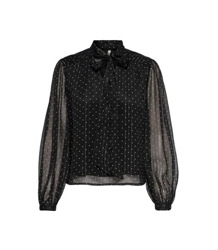 Blouse Noir à PoisFemme JDY Bow - S