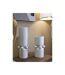 Vase Cylindrique en Céramique Bubbles 28cm Crème-5