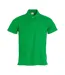 Mens Basic Melange Polo Shirt Apple Green Clique-1