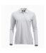 Clique Womens/Ladies Classic Marion Long-Sleeved Polo Shirt (White)