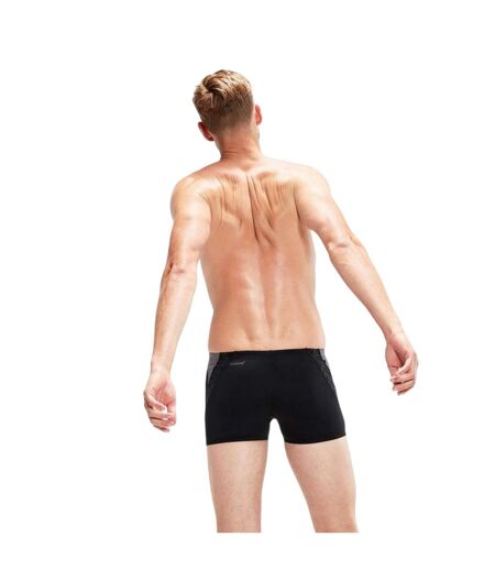 Mens Hyper Boom Swimming Trunks Black Grey Speedo