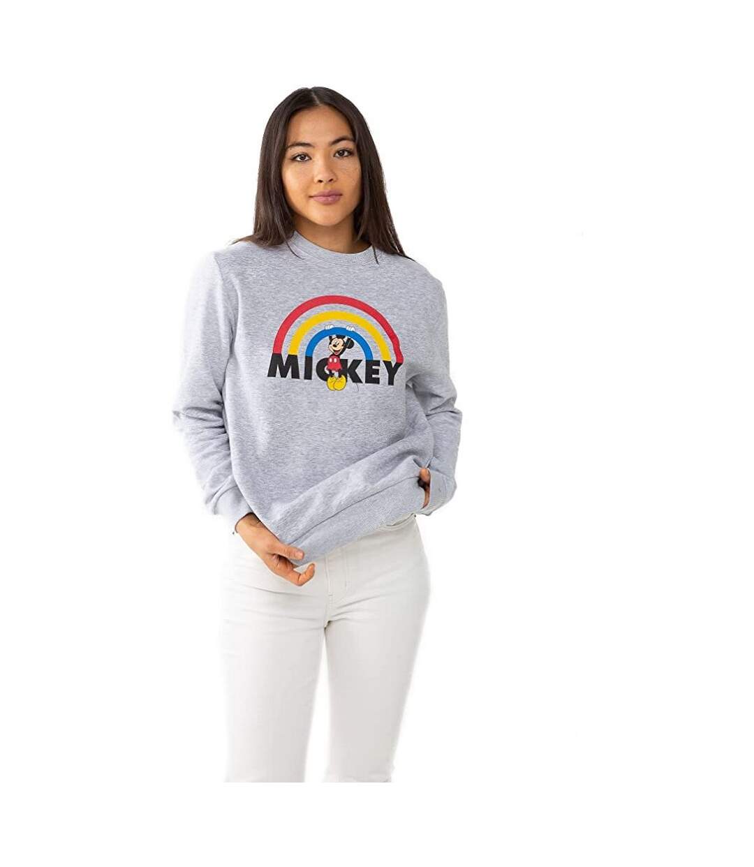 Disney - Sweat - Femme (Gris / Noir) - UTTV456-3