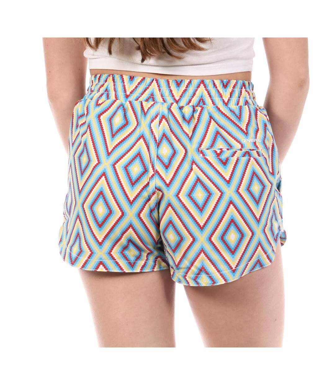 Short de bain bleu/jaune femme o'neill cape-2