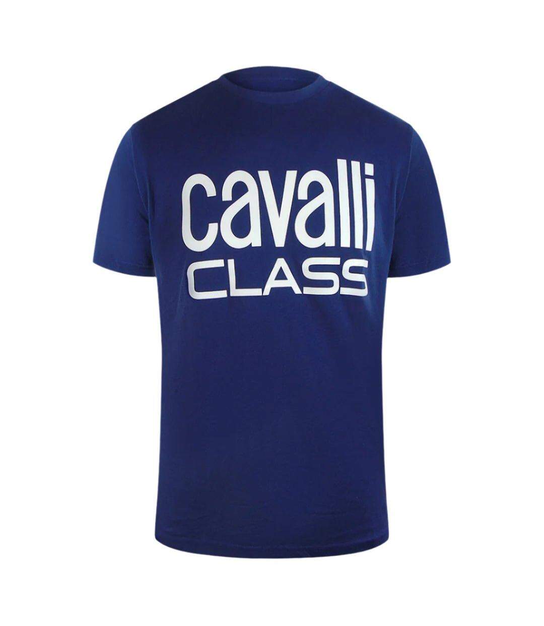 T-shirt Motif Vif Adulte Bleu Cavalli Class-1