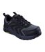 Mens Speed-flex Trekking Safety Trainers Black Skechers-1