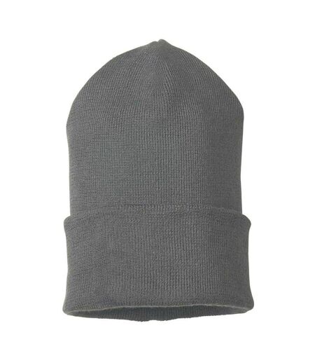 Bonnet Motif/style Côtelé Complete Gris Pierre Mascot