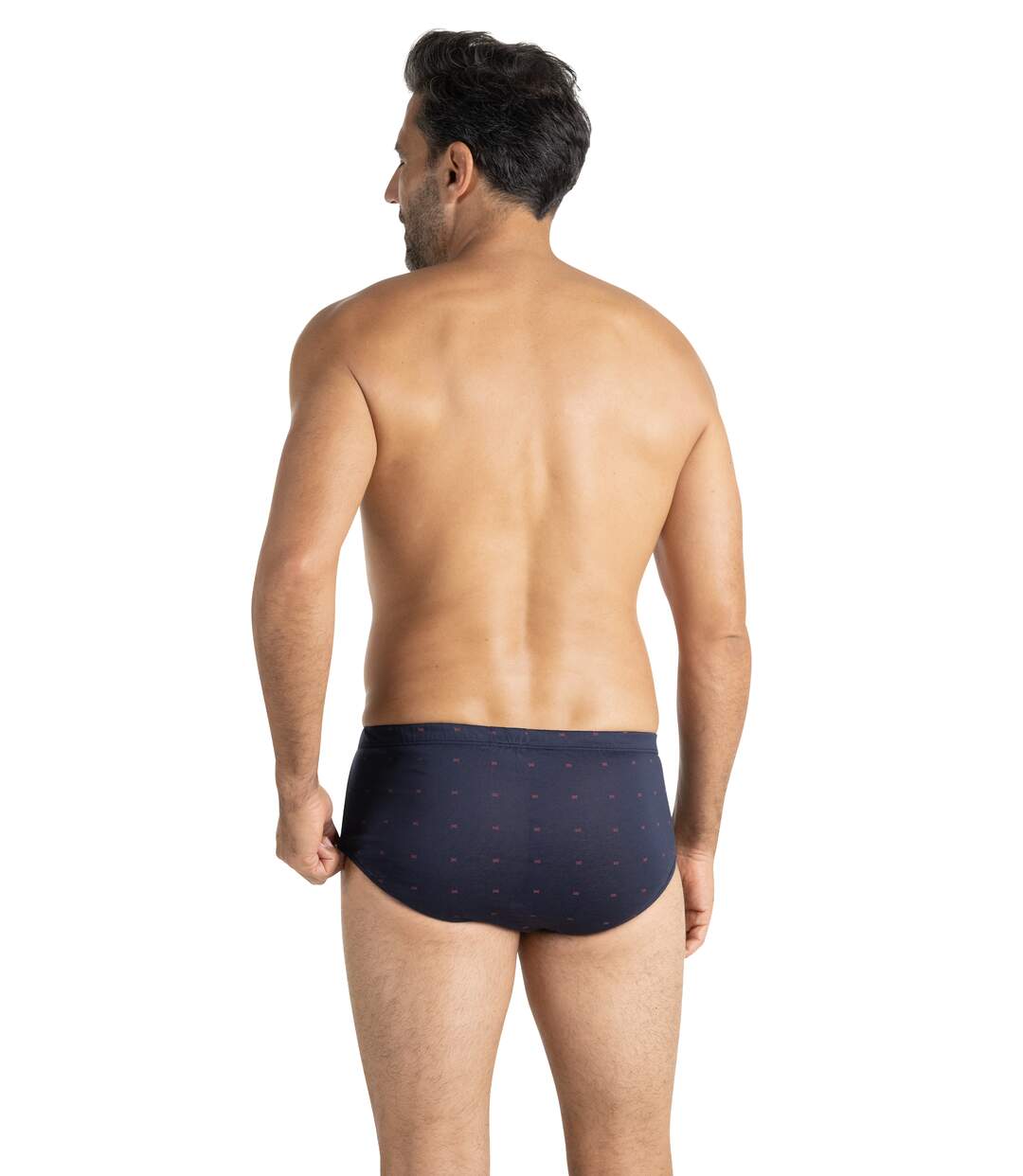 Slip taille haute ouvert Motifs Eminence-3