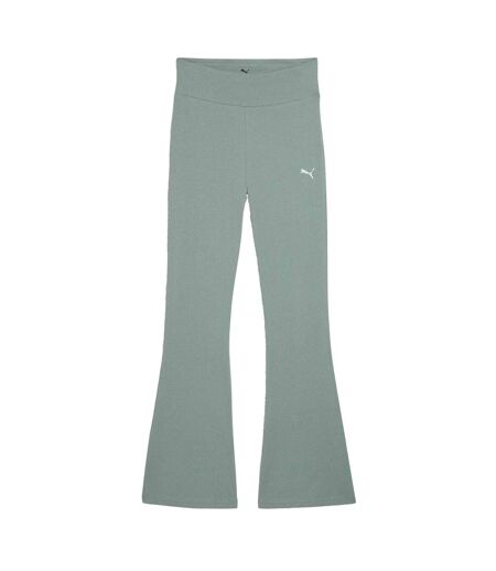 Womens/ladies Smooth High Waist Leggings Green Moon Puma