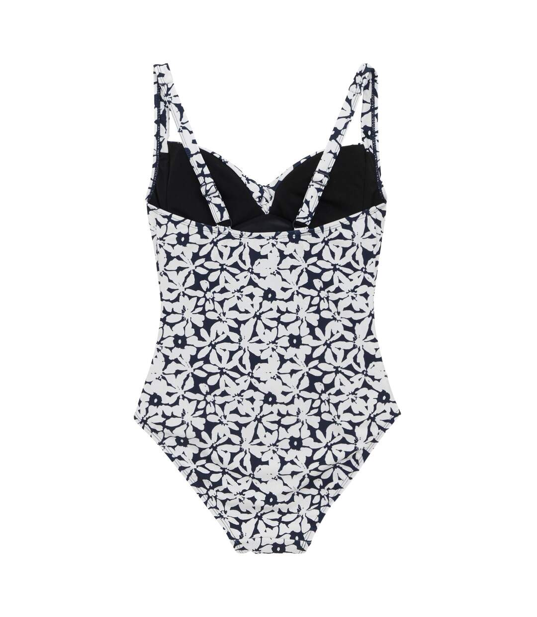 Maillot de bain 1 pièce sakari femme bleu marine / blanc Regatta-2