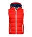 Veste Sans Manches Maritime Femme Rouge Blanc James And Nicholson-1