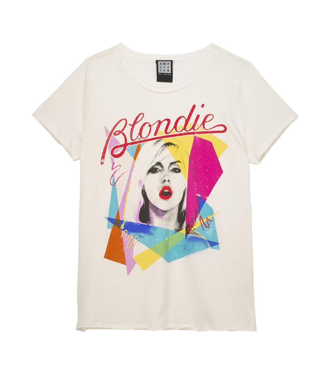 T-shirt ahoy 80s femme blanc Amplified-1