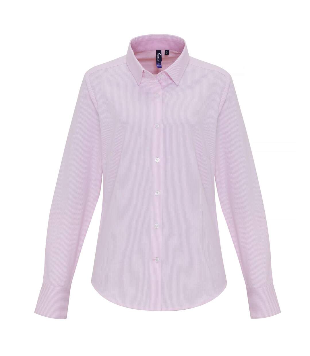 Chemise manches longues - Femme - PR338 - rose rayé-2