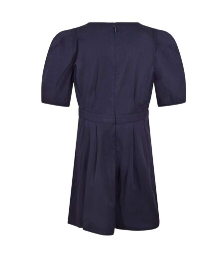 Robe Courte Manches Bouffantes Femme Bleu Marine Ted Baker