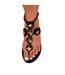 Womens/ladies sharyn studded ankle strap sandals black Where´s That From