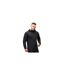 Unisex Adult Technical Full Zip Hoodie Black Tombo-1
