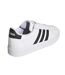 Baskets Grand Court Femme Blanc Noir Adidas-2