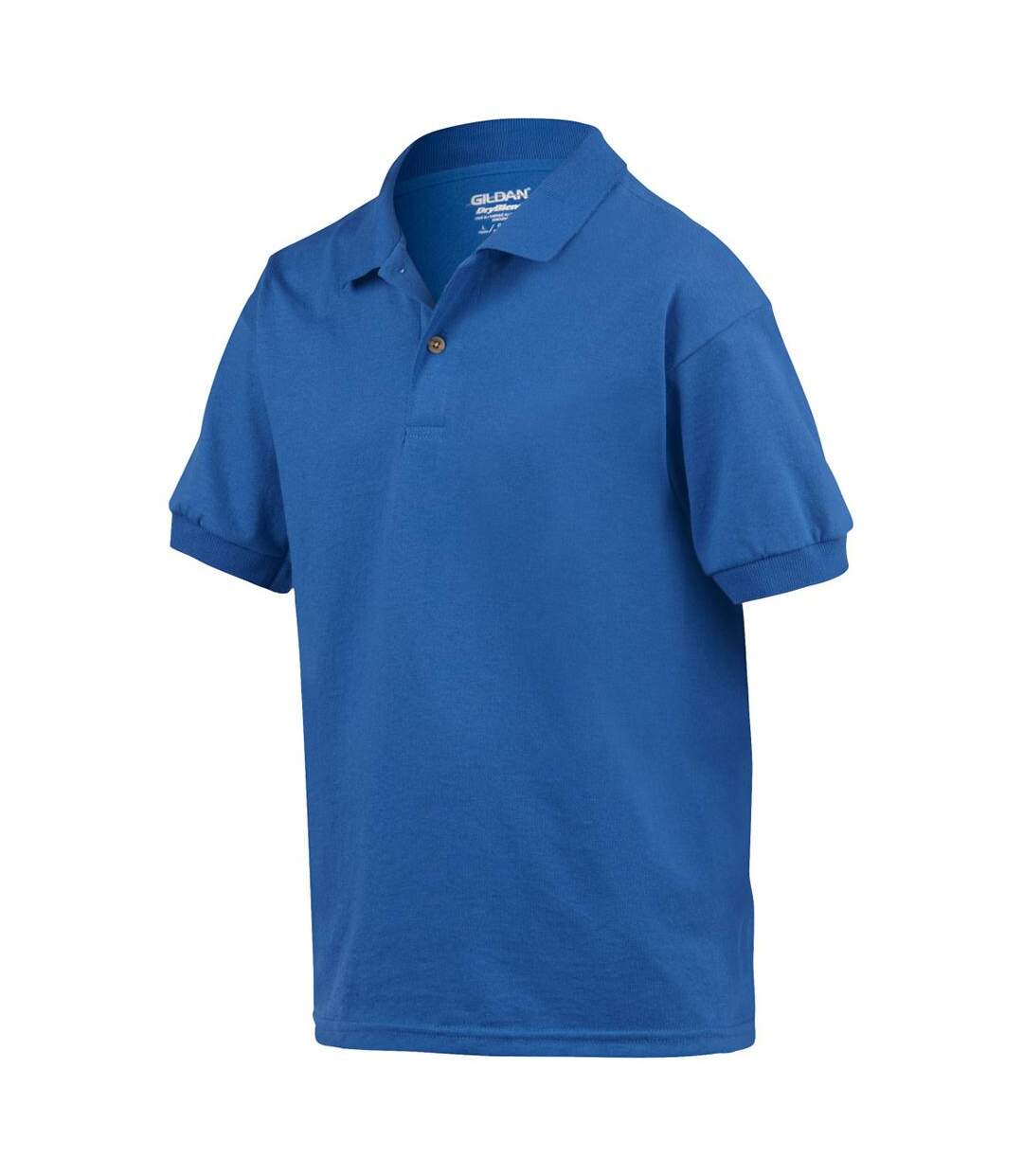 Dryblend polo enfant unisexe bleu royal Gildan-3