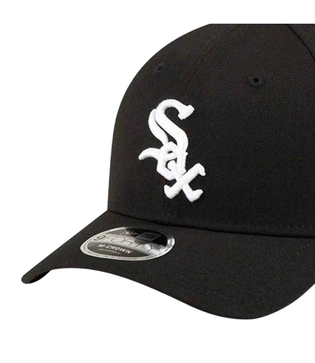 Unisex Adult Chicago White Sox Baseball Cap Black Silver New Era-3