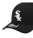 Unisex Adult Chicago White Sox Baseball Cap Black Silver New Era-3