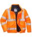 Mens hi-vis safety bomber jacket orange Portwest-1