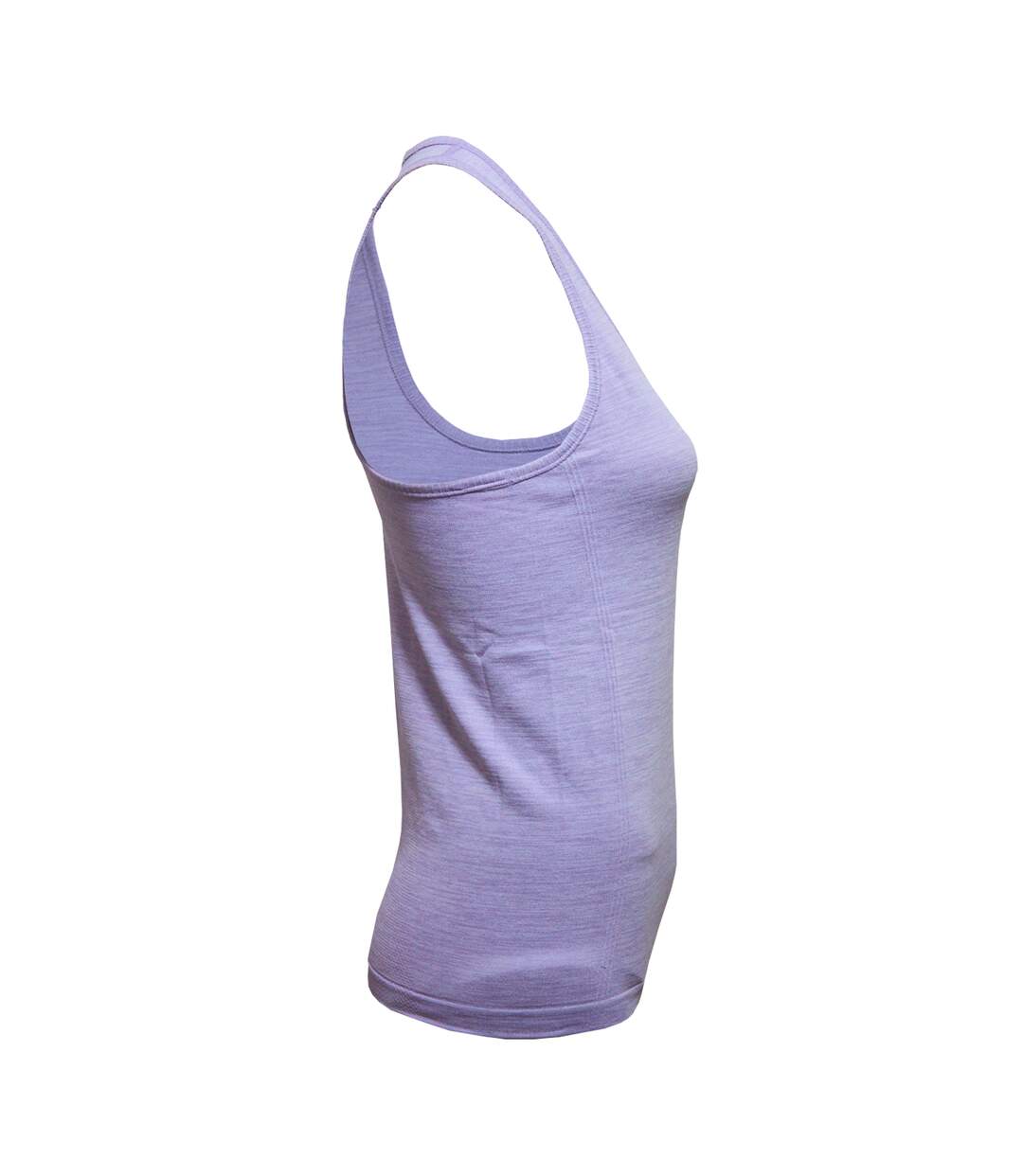 Womens/ladies multi sport melange seamless 3d vest lilac TriDri-3