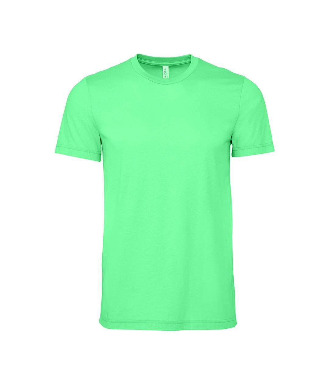 T-shirt unisexe vert synthétique Bella + Canvas