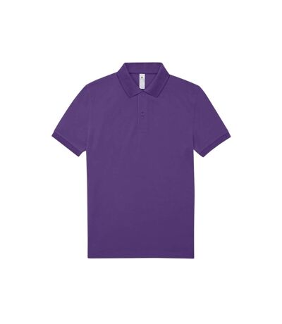 Mens Polo Shirt Meta Lilac B&C
