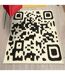 Tapis salon et chambre tissé motif géométrique AF1 QR