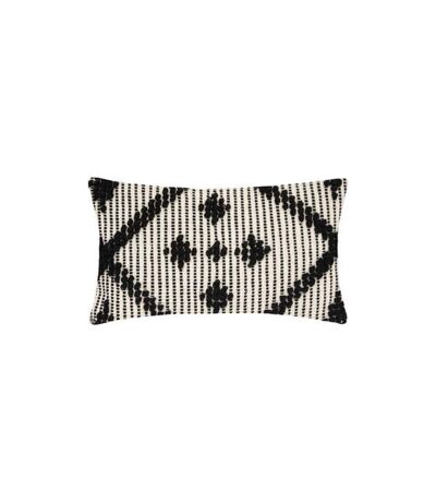 Coussin Déco Effet 3D Safari 38x58cm Noir & Blanc