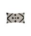 Coussin Déco Effet 3D Safari 38x58cm Noir & Blanc-1