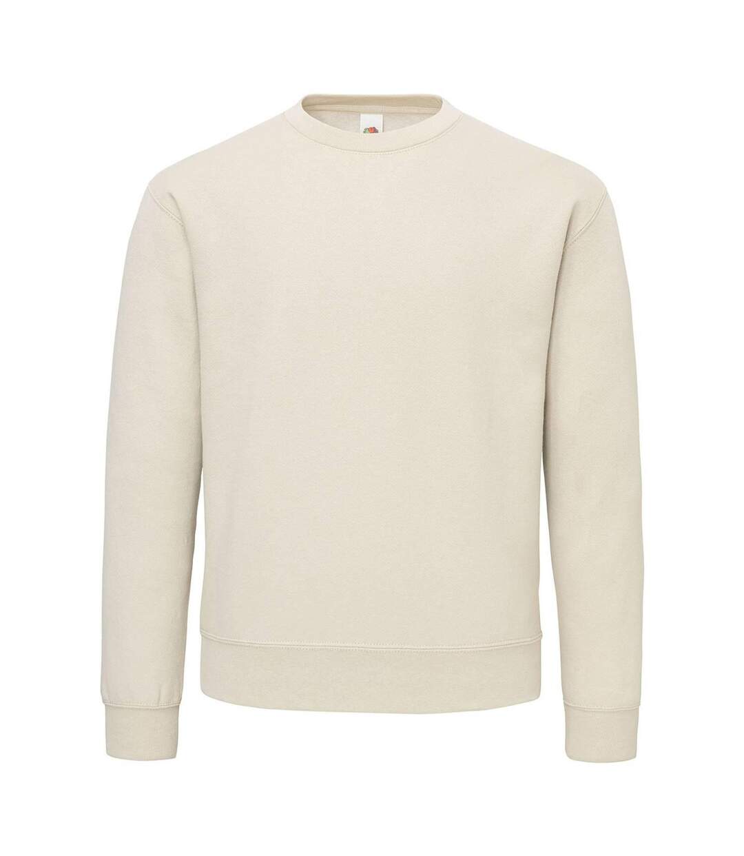 Unisex adult supercotton sweatshirt desert sand Fruit of the Loom-1