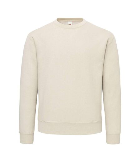 Unisex adult supercotton sweatshirt desert sand Fruit of the Loom