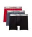 X3 boxers noir/rouge homme calvin klein jeans boxer brief-1