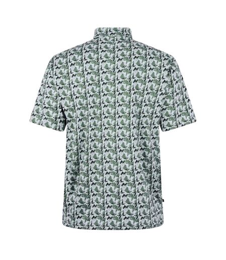 Polo Motif/style Géométrique Trawick Homme Gris Pâle Farah