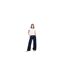 Unisex Adult Contrast Detail Ringer Regular T-shirt White Navy Brave Soul-1