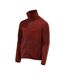 Mens Customised Striped Fleece Jacket Autumn Red Mascot-3