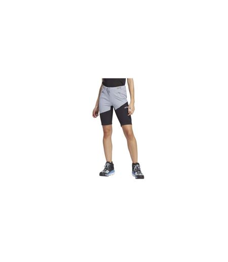 Womens/ladies Xpr Slim Shorts Silver Black Adidas