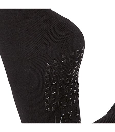 Chaussettes antidérapantes kai femme noir / blanc Tavi Noir