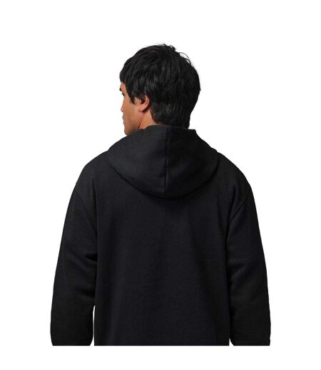 Mens Air Jordan Fleece Hoodie Black Red Nike