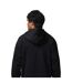 Mens Air Jordan Fleece Hoodie Black Red Nike-2