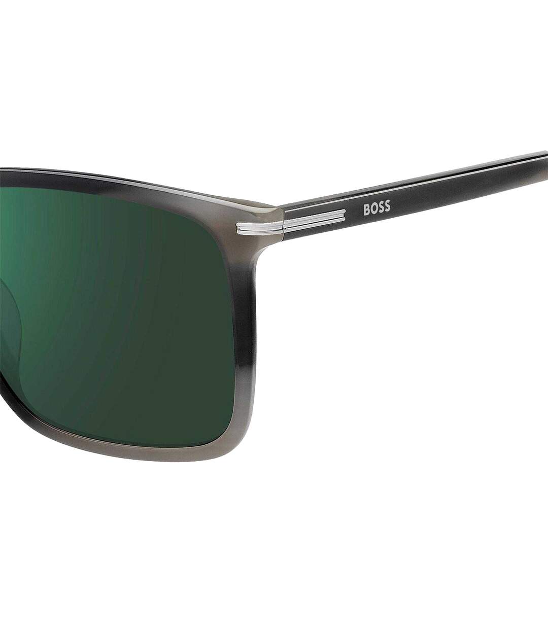 Mens Square Sunglasses 56cm Grey Boss-4