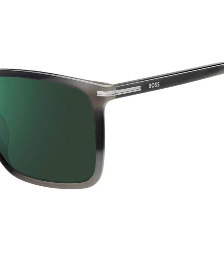 Mens Square Sunglasses 56cm Grey Boss