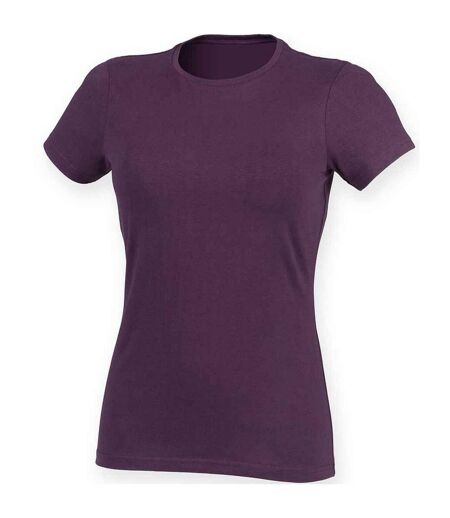 T-shirt feel good femme violet SF SF