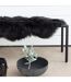 Tapis Imitation Fourrure Katy 55x180cm Noir-2