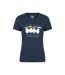 T-shirt great british weather femme bleu marine Mountain Warehouse-1