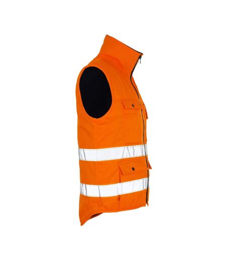 Veste Sans Manches Safe Arctic Solden Homme Orange Fluo Mascot