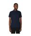 Mens 1904 mercerised cotton polo shirt navy Burton