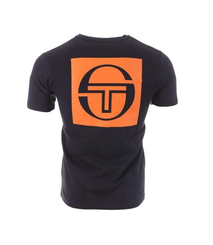 T-shirt Marine/Orange Homme Sergio Tacchini Squared