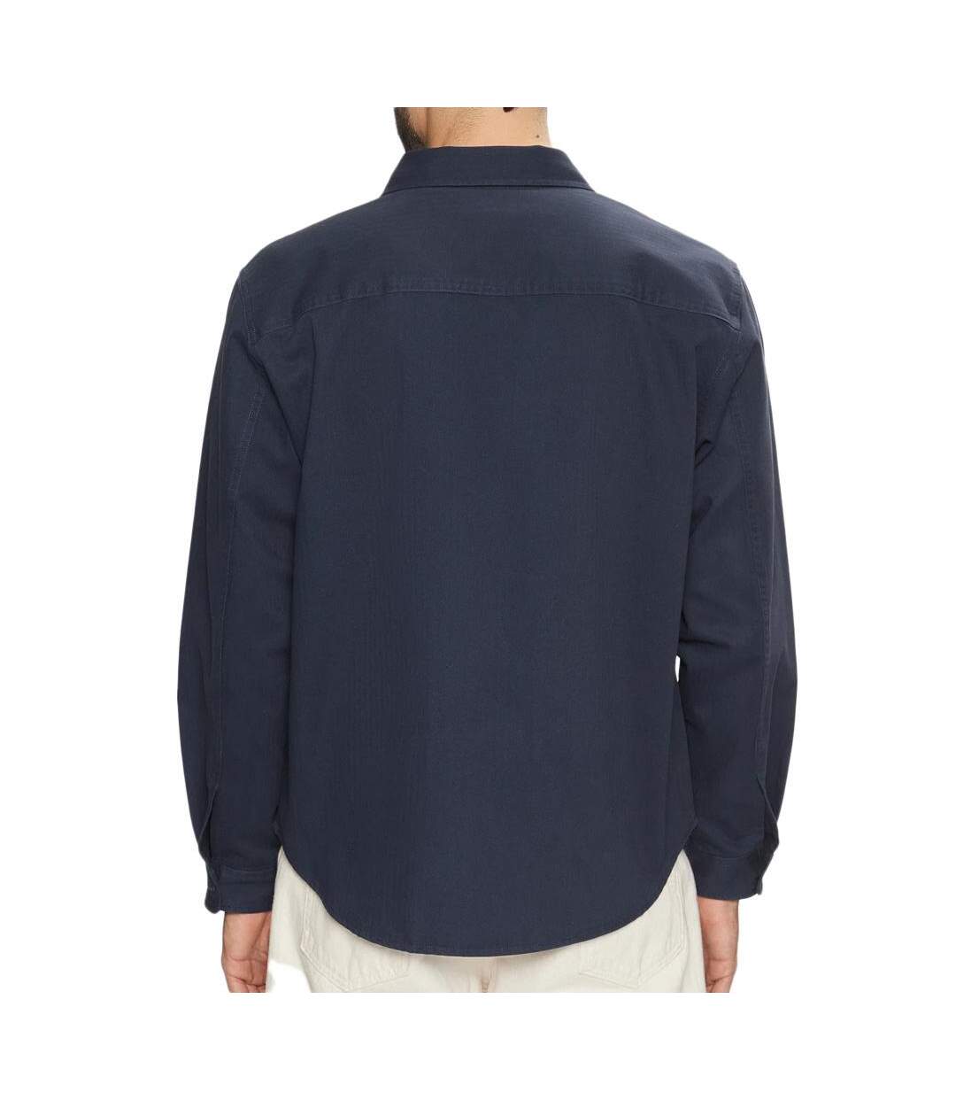 Chemise marine homme converse washed-2