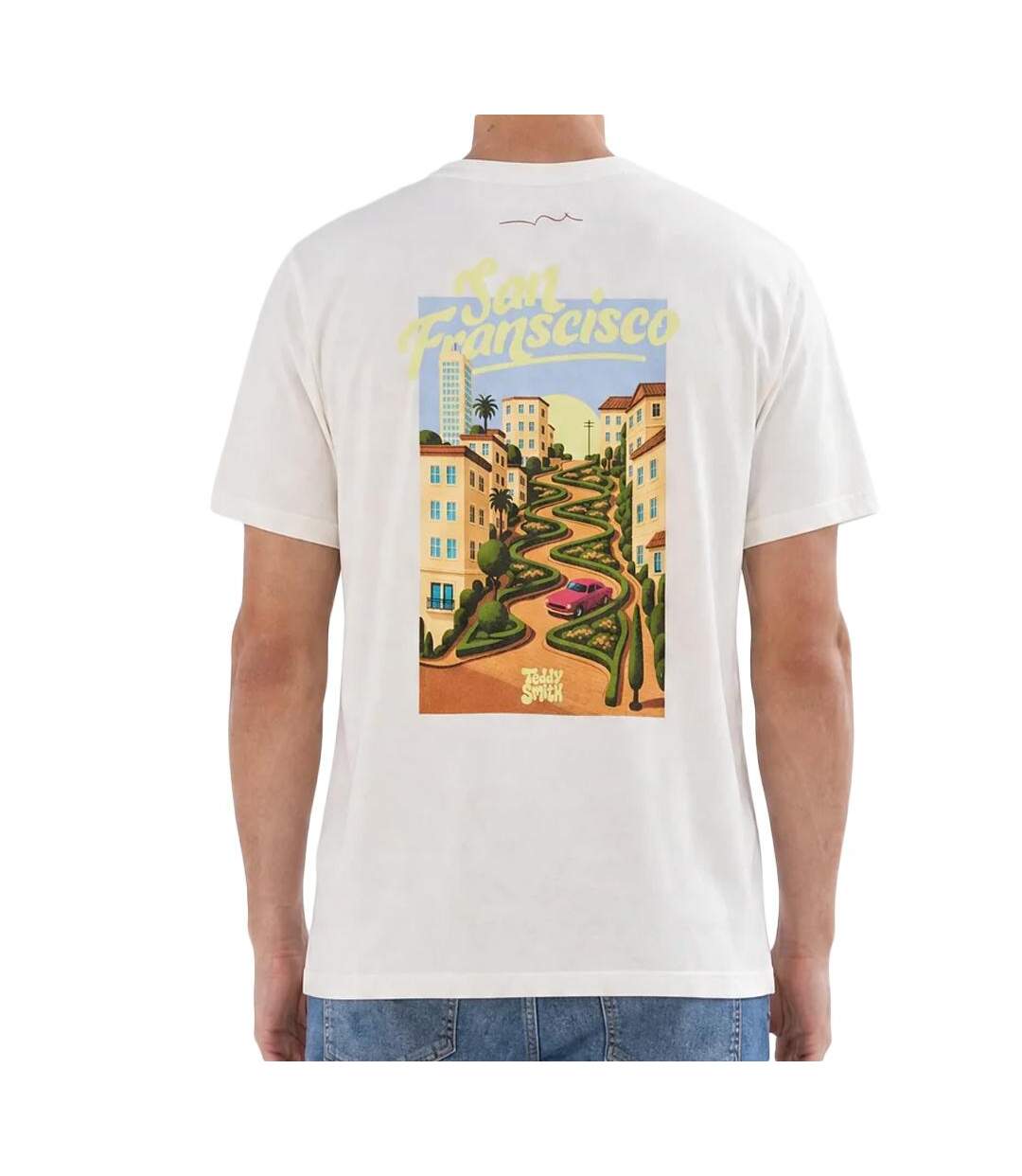 T-Shirt blanc homme teddy smith frans-2